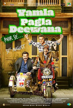 Yamla Pagla Deewana Phir Se Full Movie Download in 720p DVD